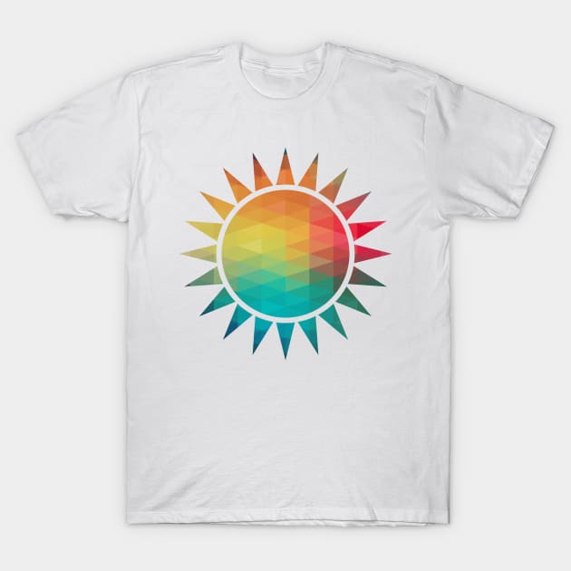 Rainbow sun T-Shirt by AdiDsgn